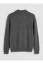 Anthracite Standard Mold Polo Collar Men's Knitwear Cardigan - 5