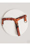 Dog Chest Harness for Large Breeds, Adjustable Front and Back Pulling Cord, Tiger Pattern - 4