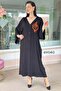 فستان بأزرار مطرز 6y040