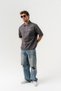 Shadezia Zipper and Embroidery Detailed Polo Collar Oversized T-Shirt - 3