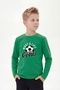 Round Neck Long Sleeve Boys' Sweatshirt with Print Detail - 2
