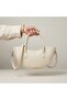 Women's Ecru Color Stylishly Designed Shoulder Bag and Clutch Bag - 3