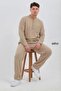 Sefa Men's Hajj and Umrah Outfit Two-Piece Set Stone - 6
