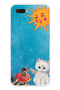 Oppo A5S / Ax7 / A12 Compatible Sunny Fairy and Angel Cat Patterned Transparent Phone Case