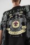 Free Soul Pattern Detailed Crew Neck Oversized T-Shirt - 5