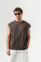Driflor Embroidery Detailed Crew Neck Sleeveless T-Shirt - 5