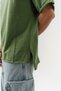 Layered Asymmetrical Hem with Glittery Slits Detailed Crew Neck Basic T-Shirt - 5
