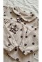 Baby Girl Polka Dot Piece Ruffled Top and Bottom Set Long Sleeve Bowknot Two-Piece Set - 3