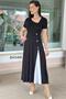 Button Detail Knitted Viscose Dress 6Y049