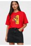 Women's Oversized T-Shirt Color Drawing Bas Printed 00 Pam Cotton Short Pants Comfortable Fit