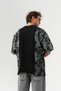 Free Soul Pattern Detailed Crew Neck Oversized T-Shirt - 6