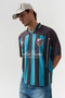 Twenty Two Jersey Polo Neck Oversized Jersey T-Shirt - 2