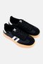 Kids Girl Brand Logo Lace Up Casual Shoes, Black - 3