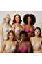 Women's Dowry and Bundle Tulle Transparent Underwire 5-Piece 5-Color Bra Set Bb2373 - 3