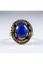 Bronze Jewelry Authentic Color-Changing Feeling Stone Oval Cut Wave Model Adjustable Vintage Women's Ring - 3