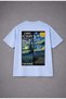 Unisex Oversized T-Shirt Starry Night B Printed 100% P Cotton T-Shirt Comfortable Fit - 2