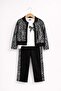 Girl's Sequined Cardigan Pants 3-Piece Holiday Set - 2