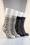 Women's Multicolor Patterned Socks 4 Pack - 2
