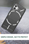 غطاء خلفي أسود اللون لهاتف Nothing Phone 2 - ذو ملمس مصقول - 3