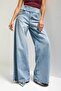 Women's Ice 4s6-3 Super Palazzo Belt Detail Komfort Fabric Denim Jeans - 6