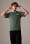 Men's Short Sleeve 100% Cotton Pajama Set Green - 3