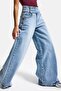Women's Ice 4s6-3 Super Palazzo Belt Detail Komfort Fabric Denim Jeans - 5