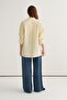 Women's Hakim Collar Paneled Shirt Butter Yellow - 3