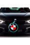 11×4 نصف دائرة + 1×2 نصف دائرة لشعار BMW، مجموعة ملصقات بأحجام مختلفة (46 قطعة)