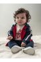Baby Boy Child Soft-Textured Cotton Combed Cotton Cardigan Pants T-Shirt 3-Piece Set