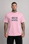 Men's Oversized T-Shirt Urban Waves Printed 100% Cotton T-Shirt Comfortable Fit
