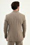 Straight Slim Fit Mono Collar Trousers Belt Buckled Men's Suit Mink - 45435.26Y - 6