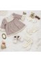 Miomini Baby Girl Spanish Sleeve F Bow Detail g Guipure Lace Vintage Lilac Dress - 3