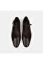 Women's Bitter Brown Adjustable Metal Buckle Piece Set Mary Janes Leather Ballet Flats - 6