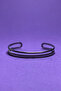Minimalist Italian Style Laser Engraved Women's Cuff Bracelet - 4