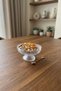 Seravina Glass Footed Snack Bowl Breakfast Bowl Set of 3 12 cm 130 ml - 2