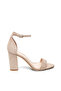 Beella Solid Mid Heel Sandals - 7