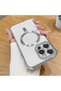 iPhone 14 Pro Max Compatible Transparent Soft Silicone Magsafe Wireless Phone Case - 2