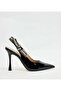 Bri Solid Mid Heel Sandals