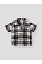 Popees Baby Boys Checked Half Sleeve Shirt with Front Buttons