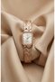 Women's Steel Watch Gold Color Vintage Rectangular Case Elegant Stylish Luxury Women's Wristwatch 2026 - 5