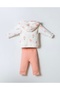 Baby Girl & Kids Soft-Textured Combed Cotton Cardigan Pants T-Shirt 3-Piece Set - 4