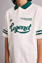 100% Cotton Oversized Printed Short Sleeve Polo T-Shirt for Boys G7474A826Sm - 4