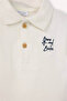 100% Cotton Oversize Printed Pique T-Shirt for Baby Boy G5923A526Sm - 2