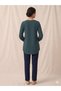 Lace Detail Shile Fabric Blouse - 3
