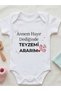 Auntie Written Baby Bodysuit Auntie Themed Funny Design Baby Bodysuit 100% Cotton Cool Havalı - 5