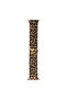 Watch 44mm Compatible Krd-01 Leopard Printed Piece Metal Band - 2