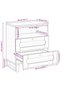 Dulap de noapte 50 x 33 x 62 cm Lemn de mango solid - 2