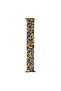 Watch 44mm Compatible Krd-01 Leopard Printed Piece Metal Band - 4