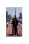 20-Inch Luxury Cabin Luggage - Aluminum Frame Zipper-less Carry-On Suitcase (Rose Gold) - 2