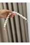 Bag Accessory 40 cm with Pearls Bag Handles, Bag Handles with Pearls, Chain with Pearls